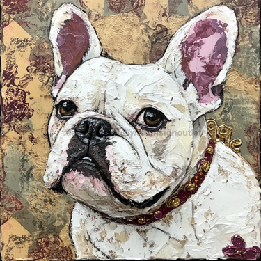 Dog Sign, English Bulldog Sign, DCO-12932, Sign For Wreath, 10x10